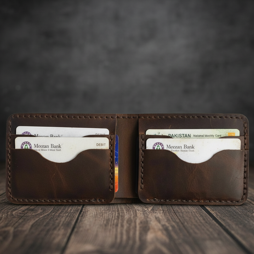 BF04 Hnadmade Leather Wallet