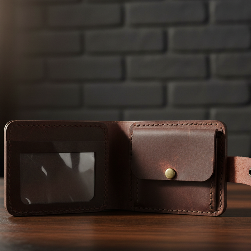 BF02 Handmade Leather Wallet