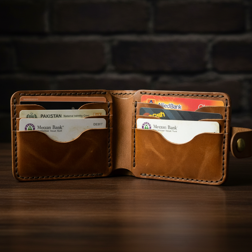 BF01 Handmade Leather Wallet