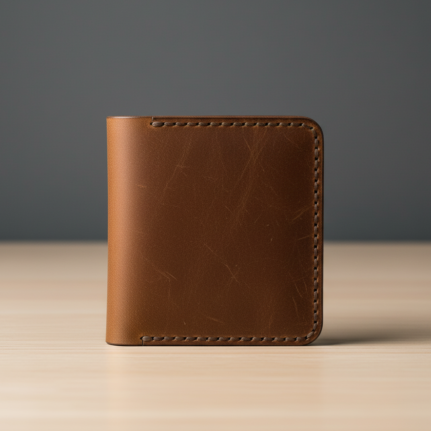 BF08 Handmade Smart Leather Wallet